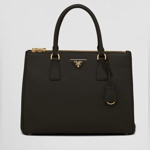Prada Galleria Saffiano Leather Large Double Zip Bag